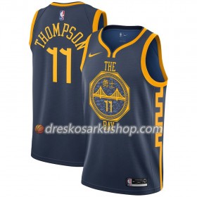 Muški NBA Dres Golden State Warriors Klay Thompson 11 Nike 2018-19 City Edition Navy Swingman